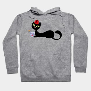 Fez the Tiki Feline Hoodie